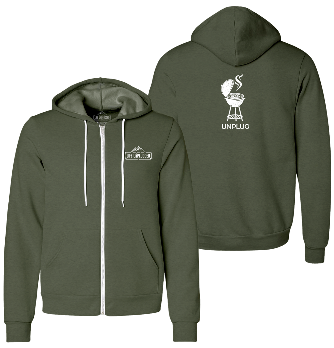GRILLING Supersoft Midweight Zip Up Hoodie