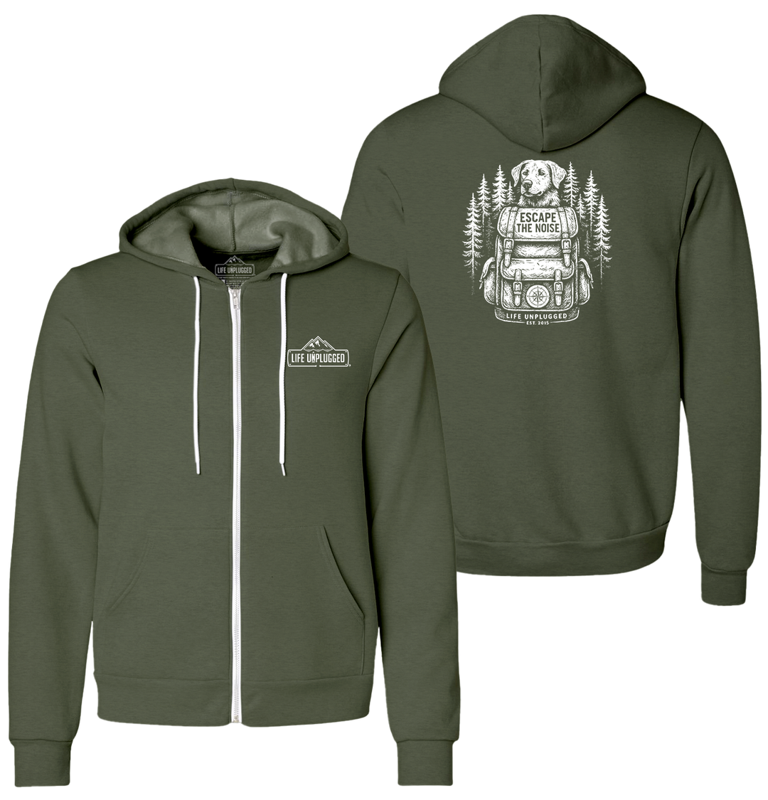 Paws and Pines Supersoft Midweight Zip Up Hoodie