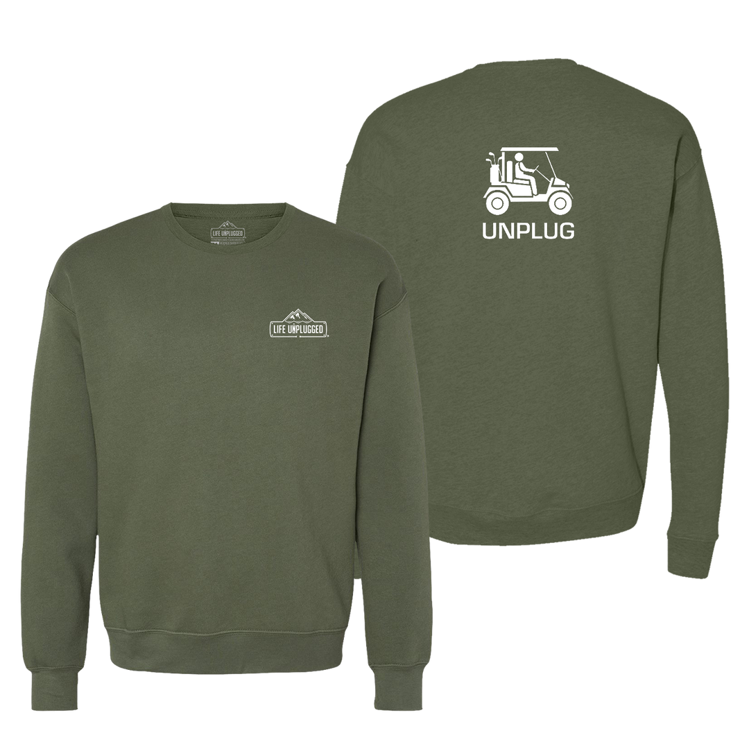 Golf Cart Midweight Super Soft Crewneck Sweatshirt
