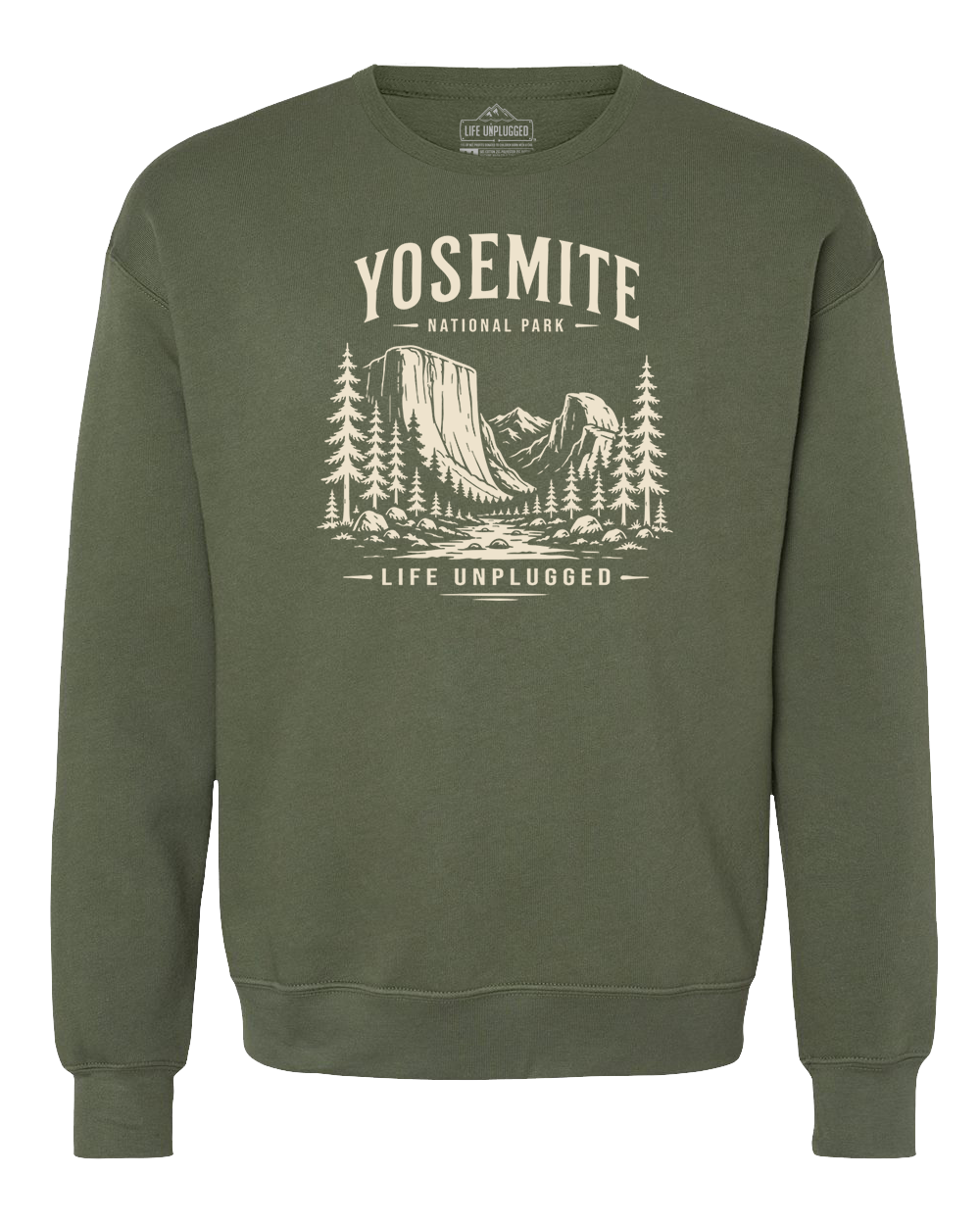 YOSEMITE NATIONAL PARK Midweight Super Soft Crewneck