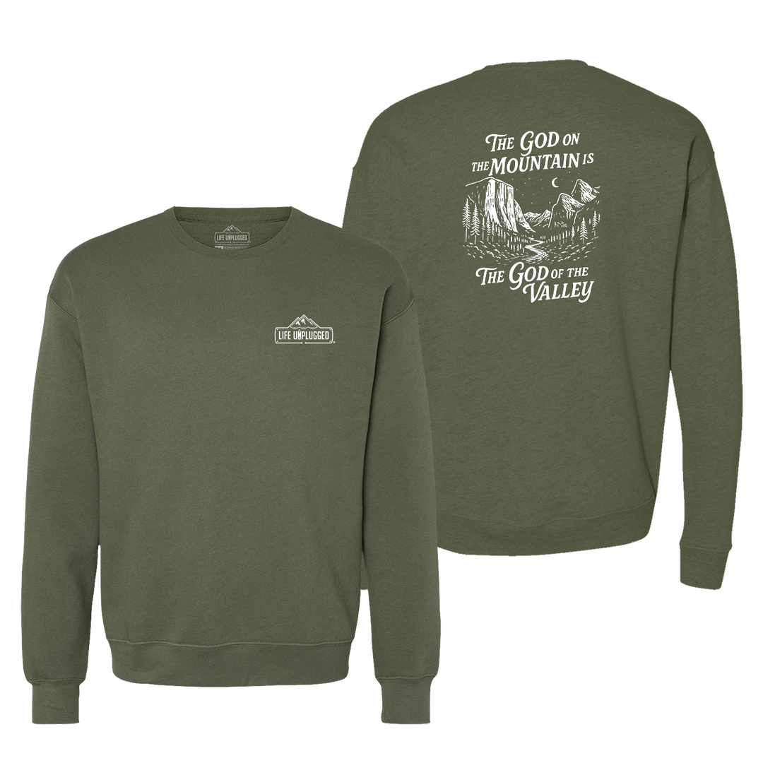 God On The Mountain Midweight Super Soft Crewneck