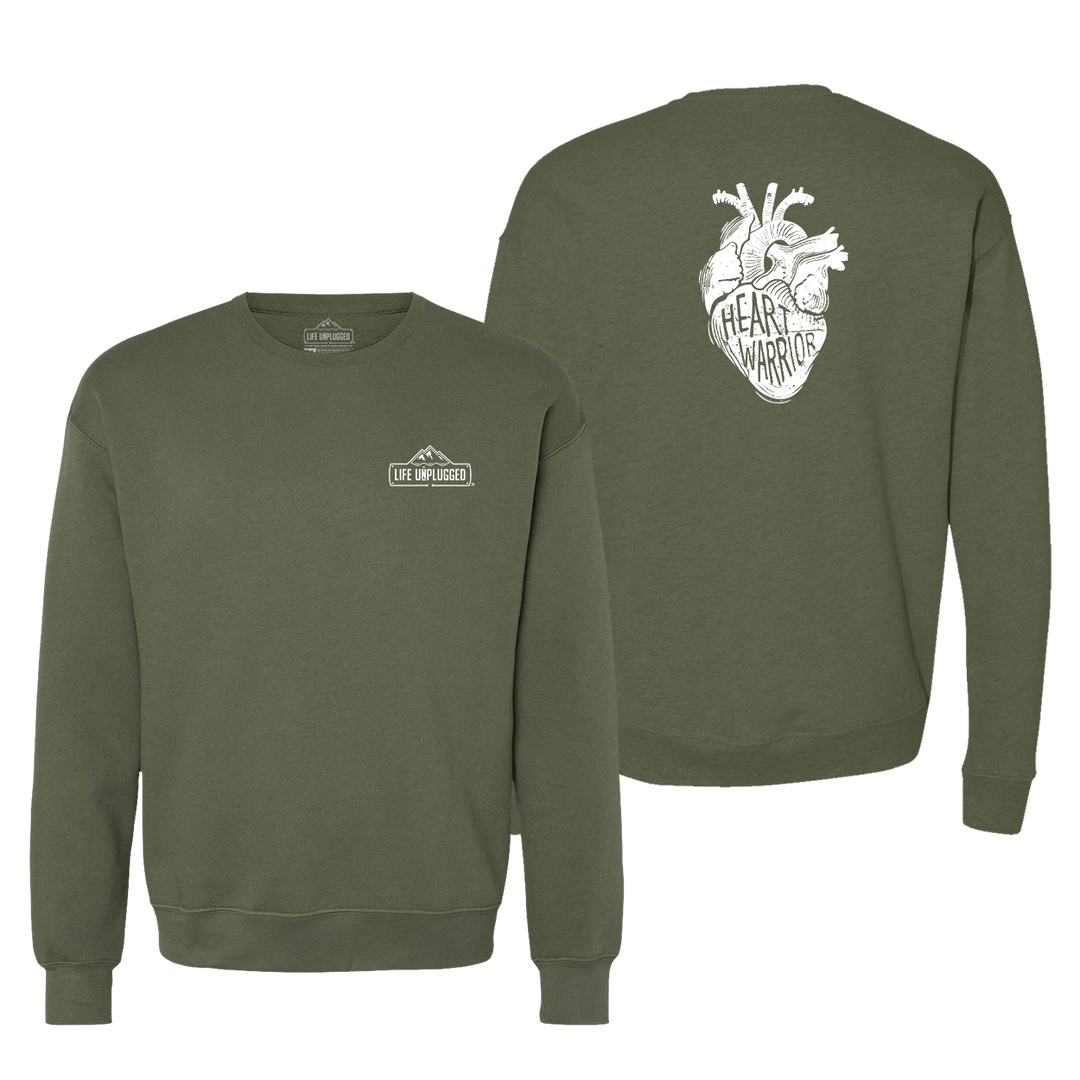 HEART WARRIOR Midweight Super Soft Crewneck Sweatshirt