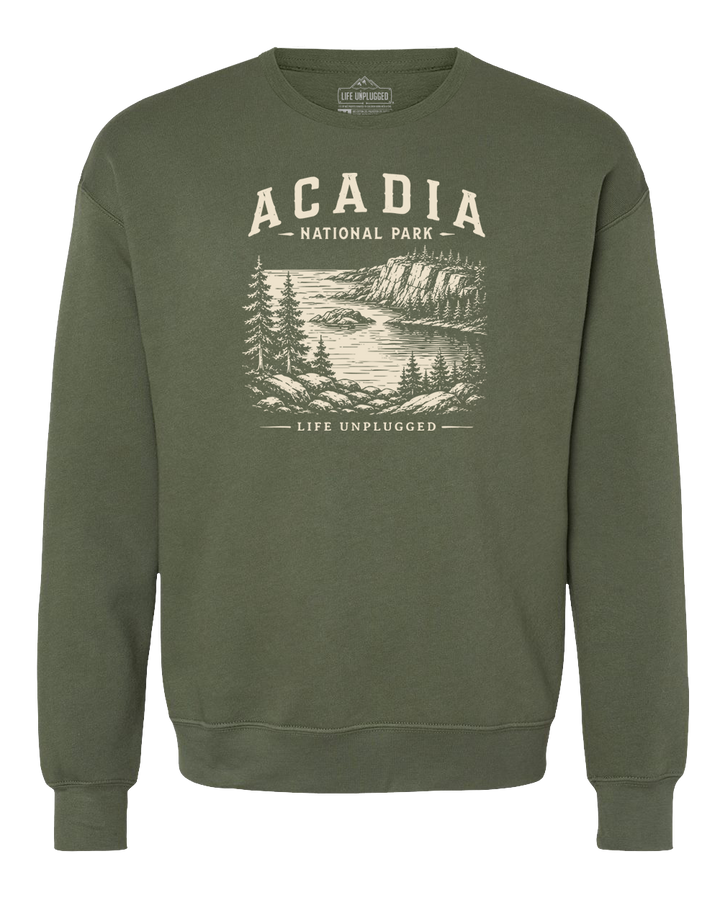 ACADIA NATIONAL PARK Midweight Super Soft Crewneck