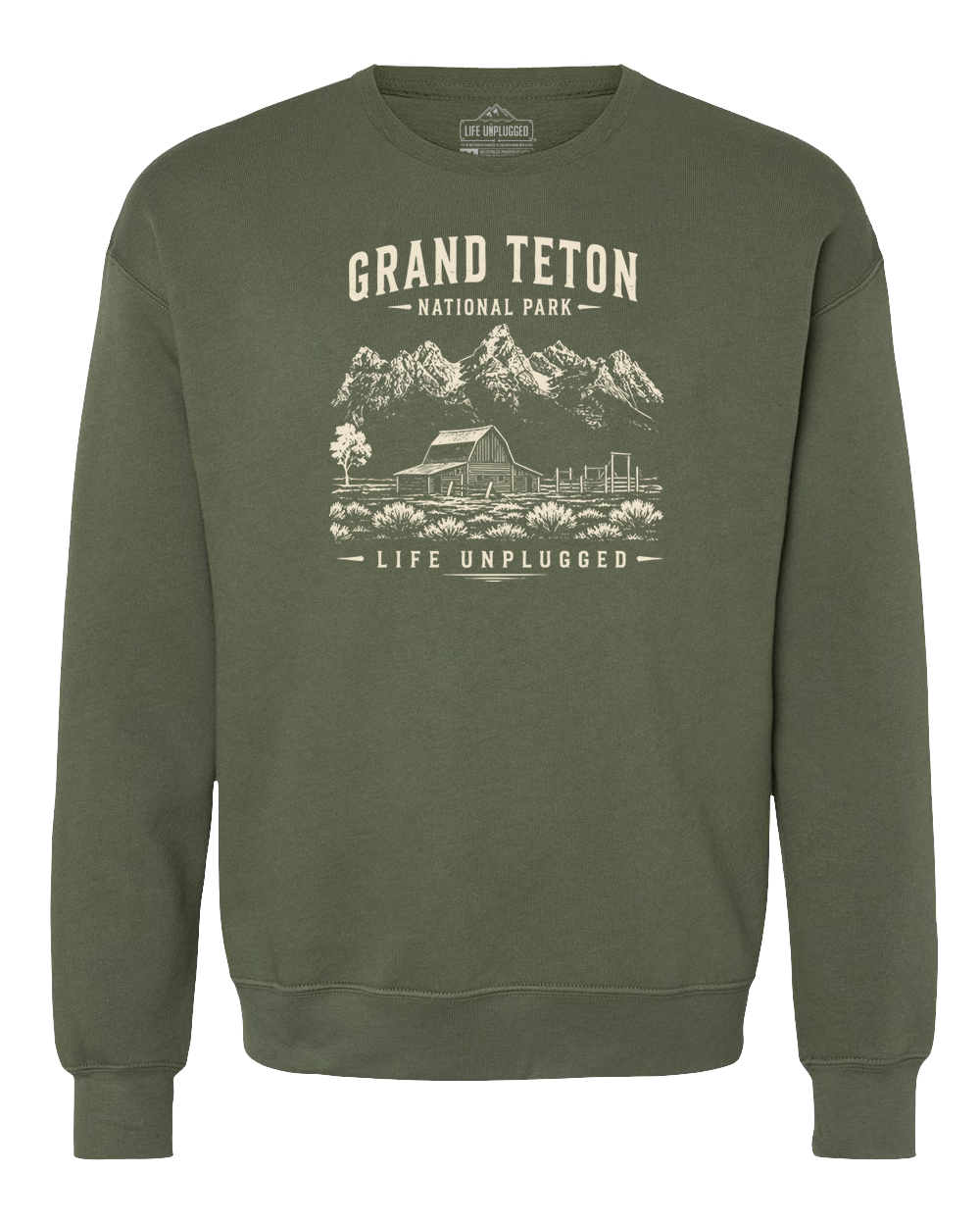 GRAND TETON NATIONAL PARK Midweight Super Soft Crewneck