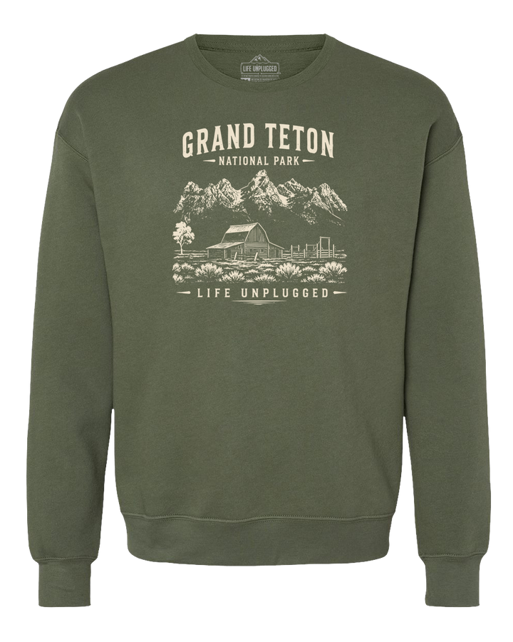 GRAND TETON NATIONAL PARK Midweight Super Soft Crewneck