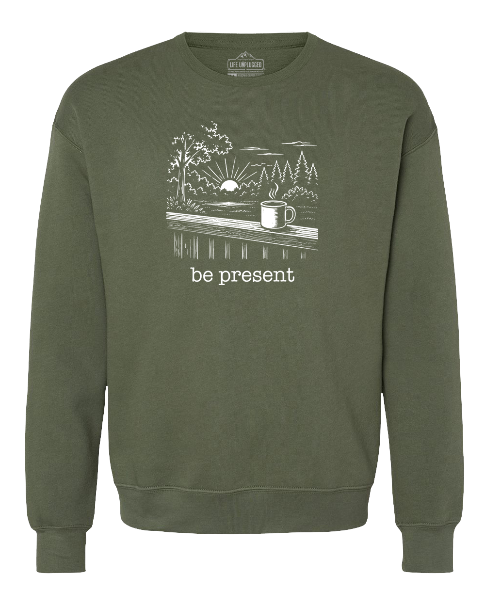 BACK PORCH COFFEE Midweight Super Soft Crewneck