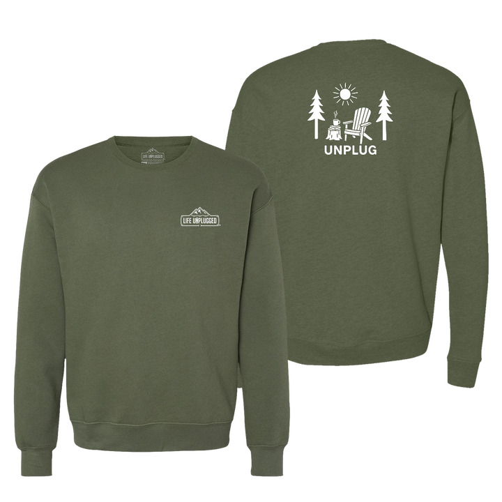 READING IN THE WOODS Midweight Super Soft Crewneck