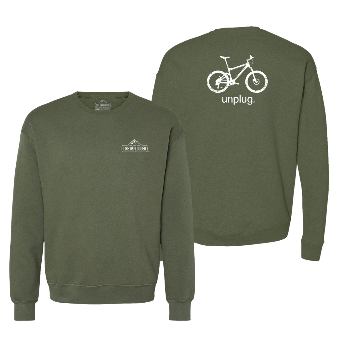 Mountain Bike Midweight Super Soft Crewneck Sweatshirt