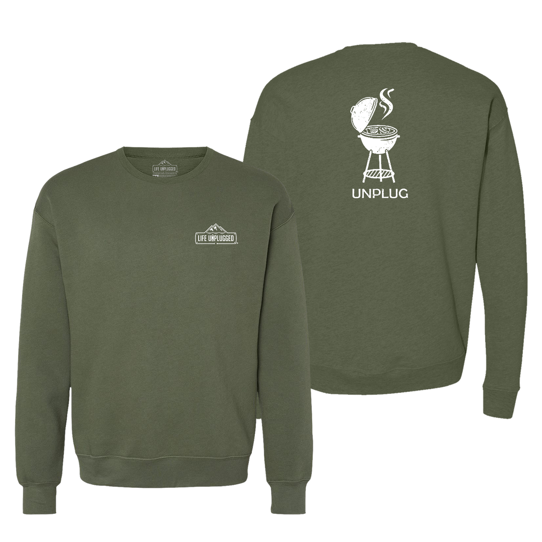 Grilling Midweight Super Soft Crewneck Sweatshirt