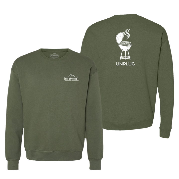 Grilling Midweight Super Soft Crewneck Sweatshirt