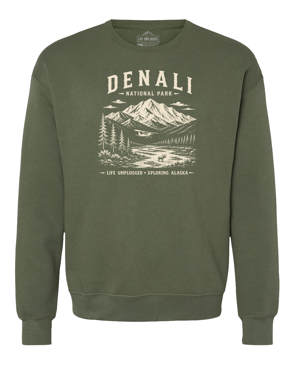 DENALI NATIONAL PARK Midweight Super Soft Crewneck