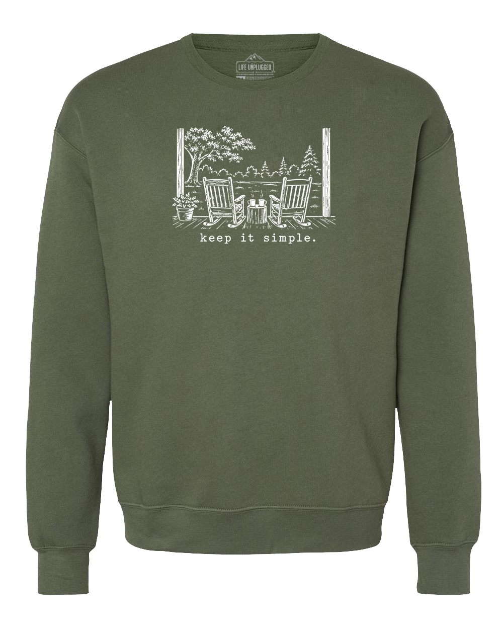 KEEP IT SIMPLE. Midweight Super Soft Crewneck
