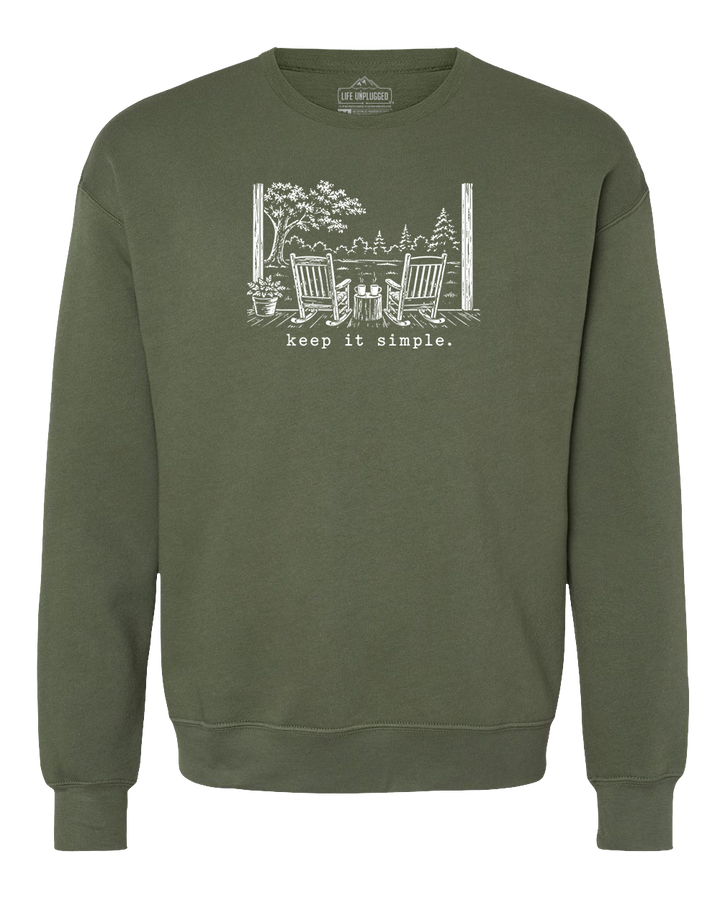 KEEP IT SIMPLE. Midweight Super Soft Crewneck
