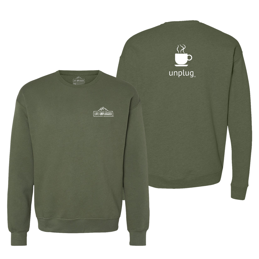 Coffee Midweight Super Soft Crewneck Sweatshirt