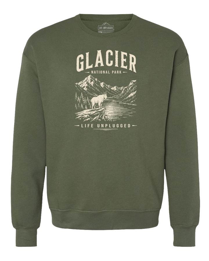GLACIER NATIONAL PARK Midweight Super Soft Crewneck