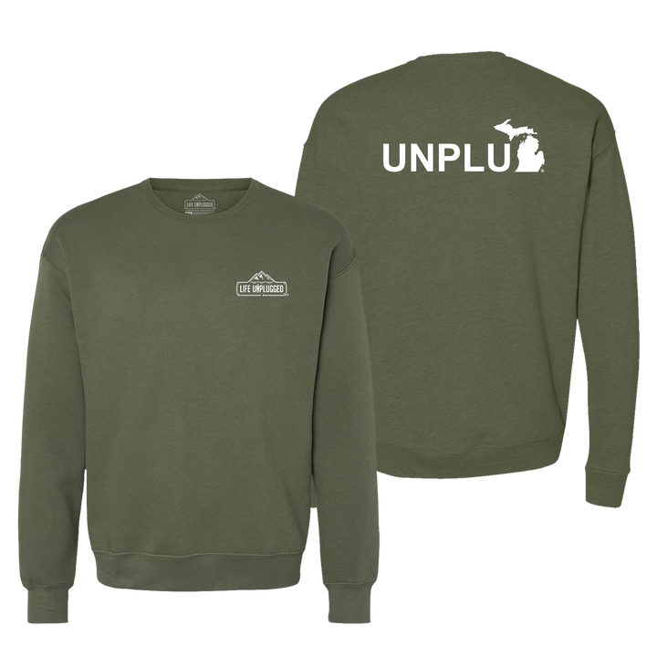 Unplug (MI) Midweight Super Soft Crewneck Sweatshirt