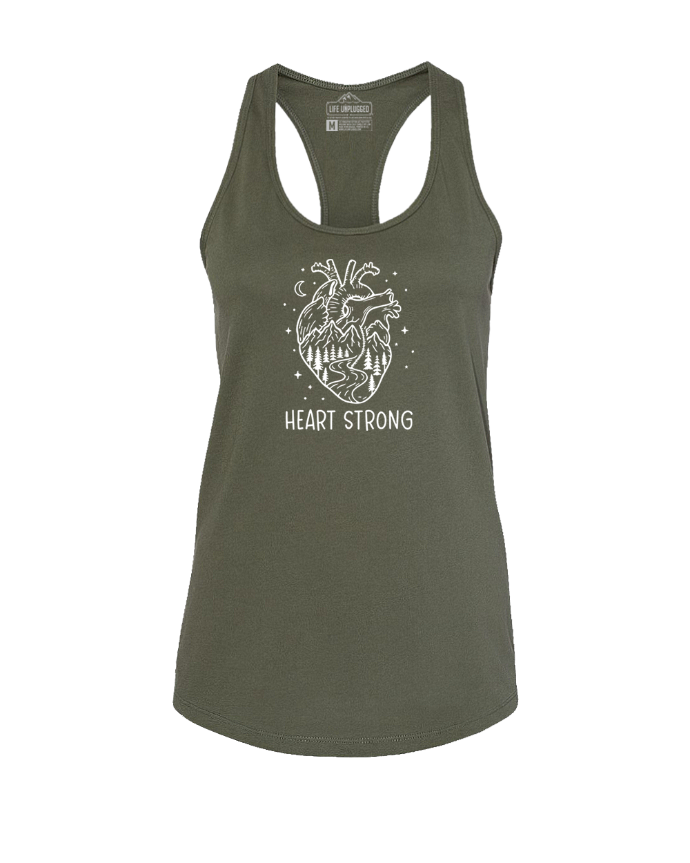 HEART STRONG Women's Racerback Tank Top