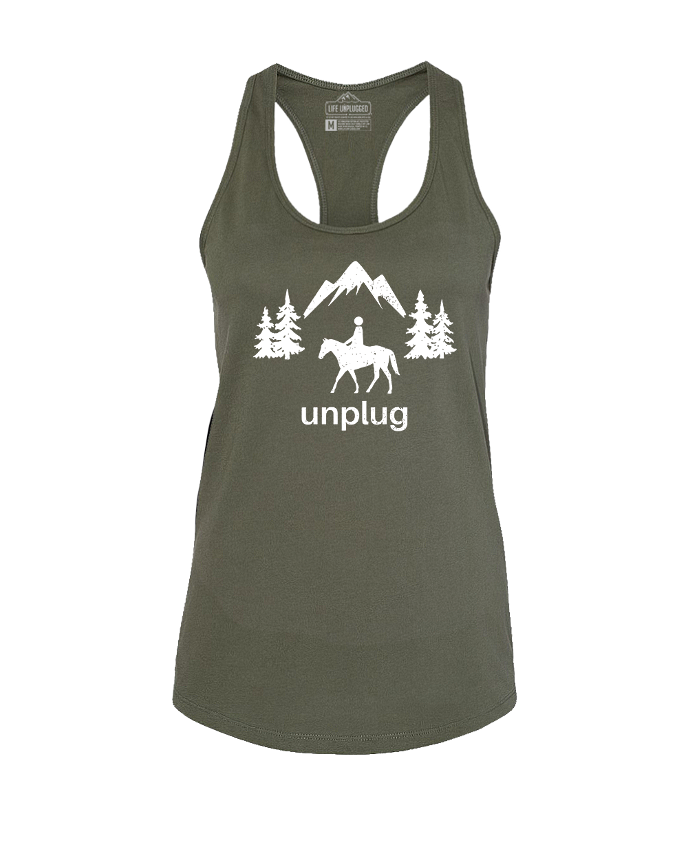Horseback Riding Women's Racerback Tank Top