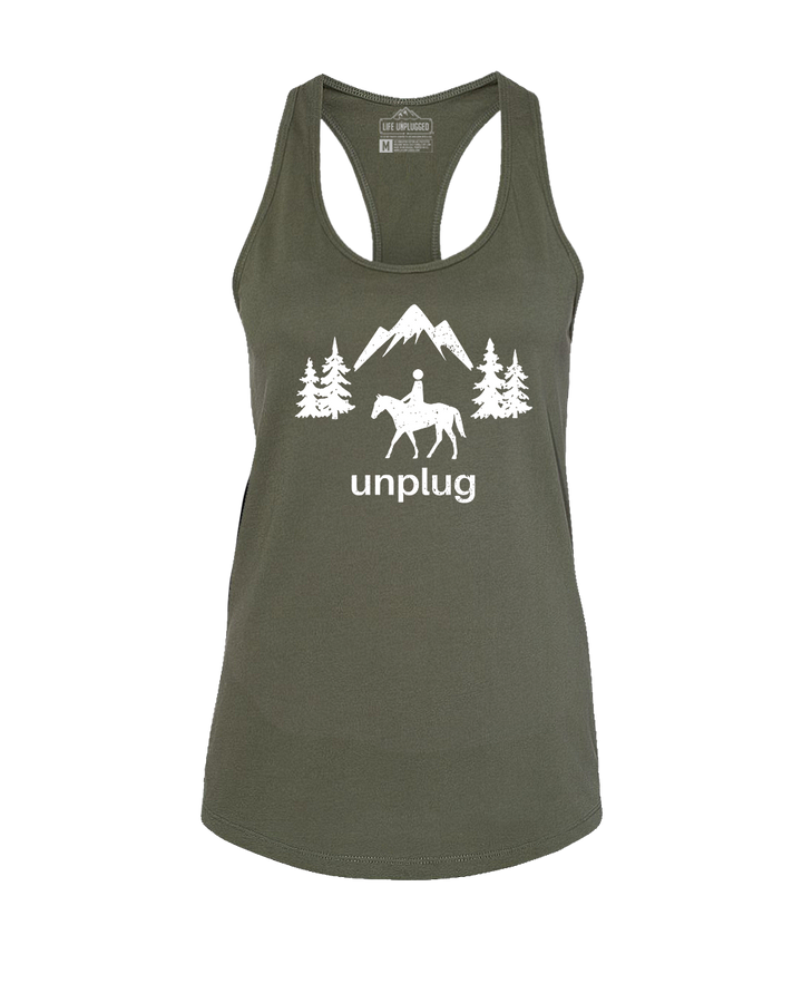 Horseback Riding Women's Racerback Tank Top
