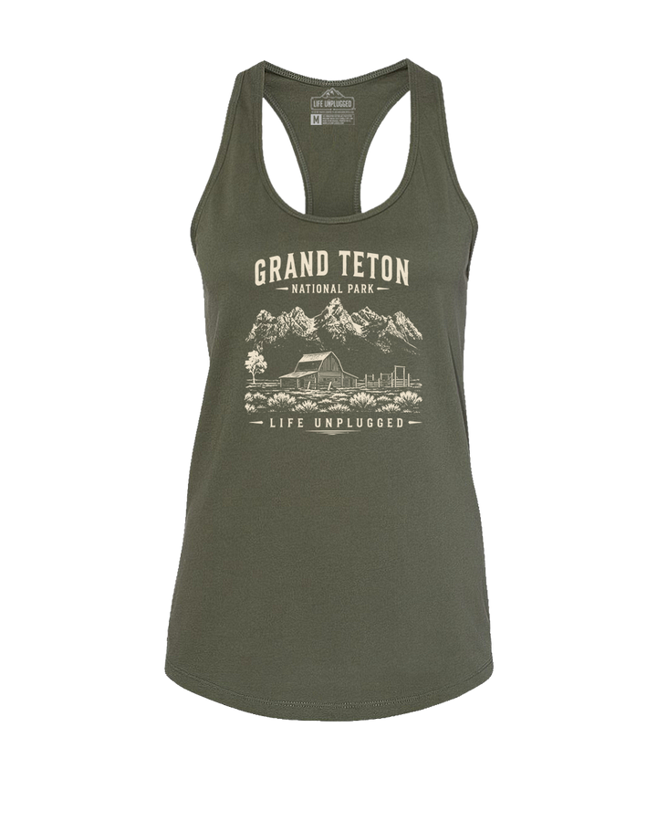 GRAND TETON NATIONAL PARK Women's Racerback Tank Top