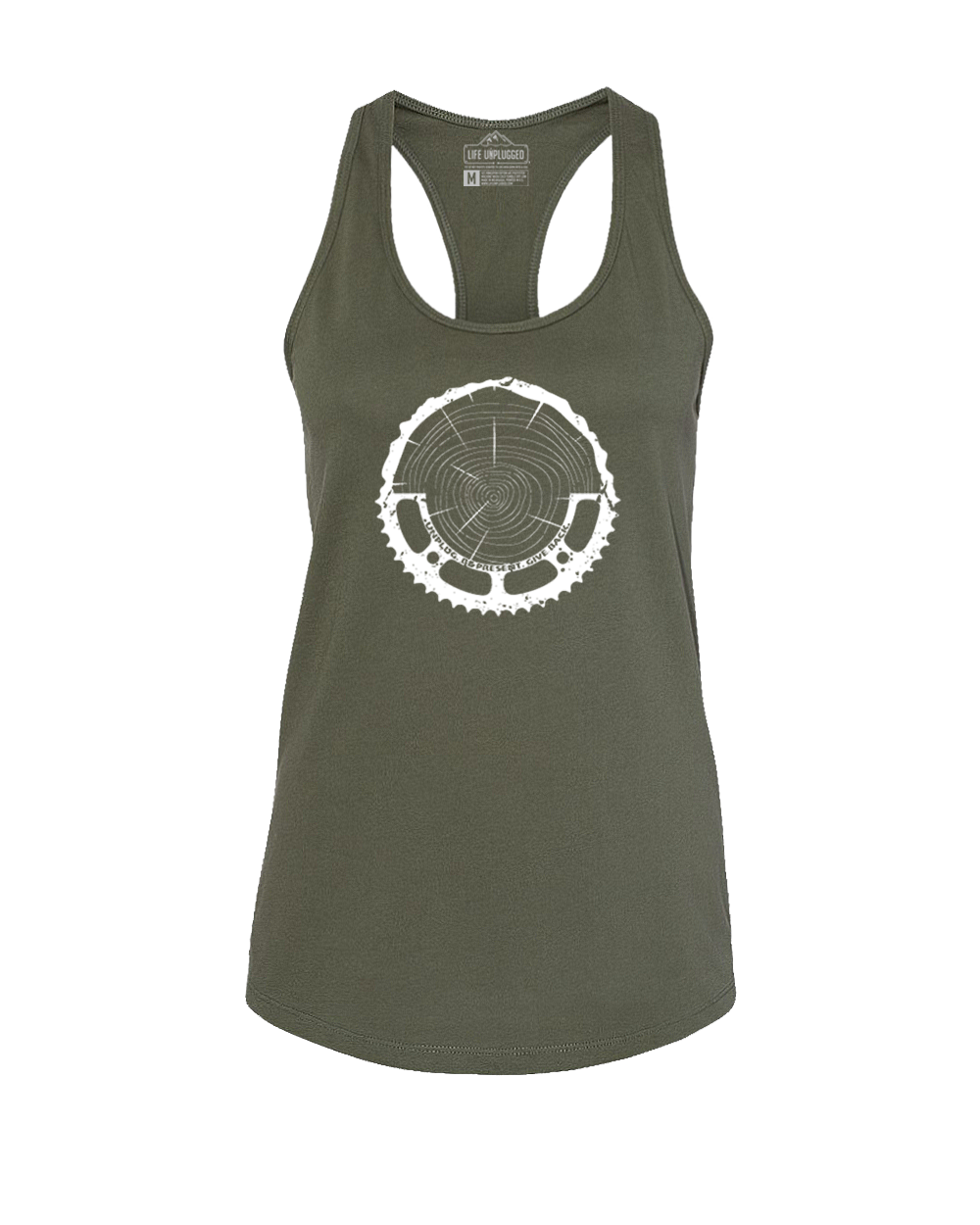 Tree Rings Chainring Women's Racerback Tank Top