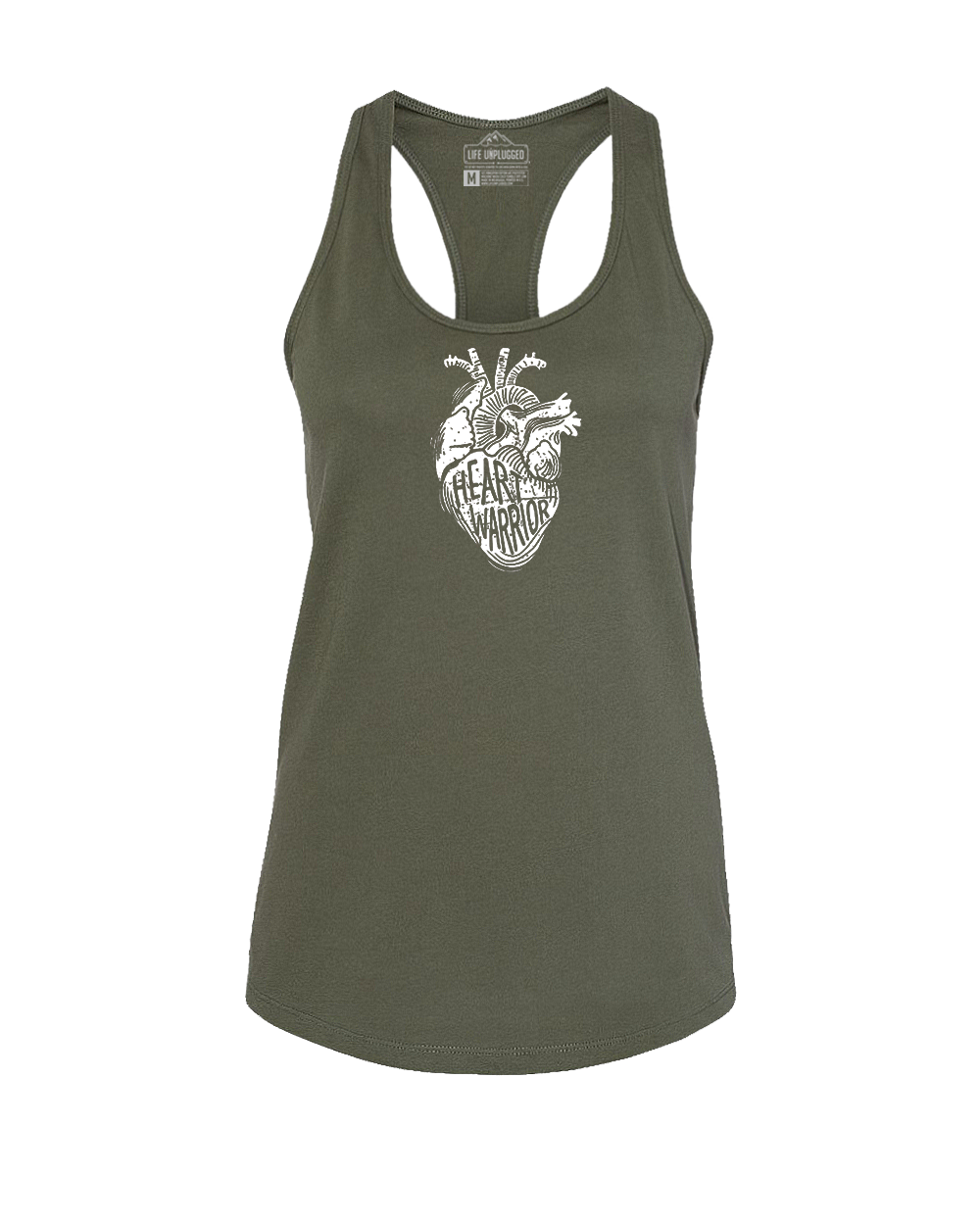 HEART WARRIOR Women's Racerback Tank Top