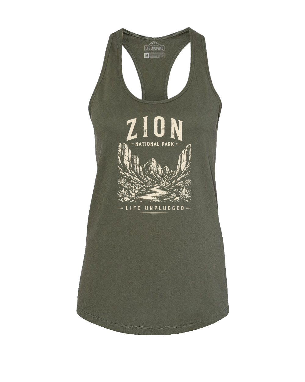 ZION NATIONAL PARK Women's Racerback Tank Top