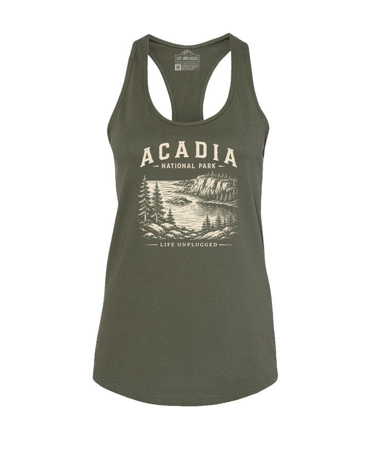 ACADIA NATIONAL PARK Women's Racerback Tank Top
