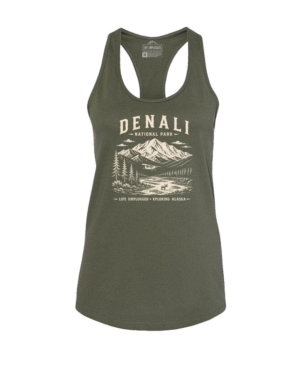 DENALI NATIONAL PARK Women's Racerback Tank Top