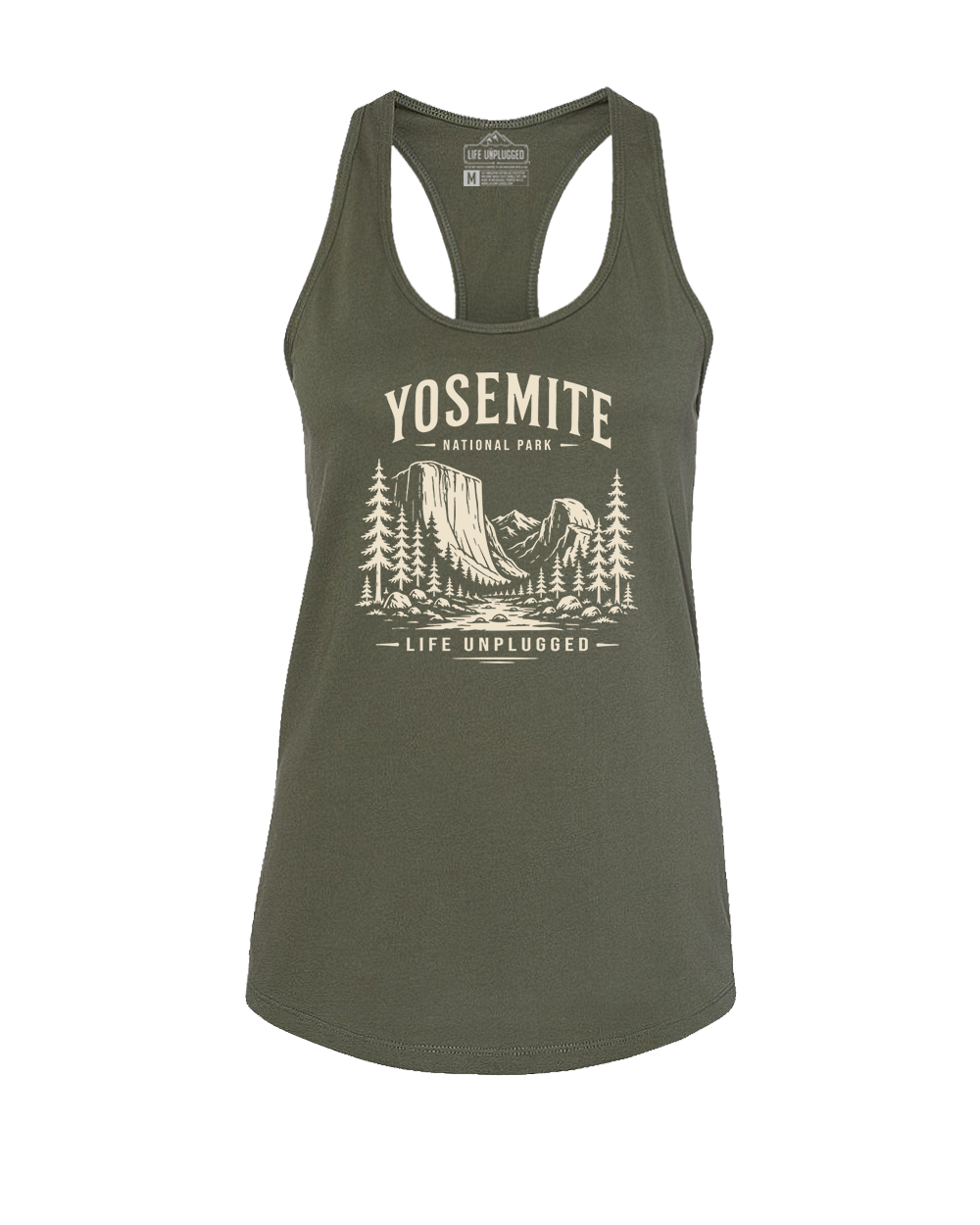 YOSEMITE NATIONAL PARK Women's Racerback Tank Top