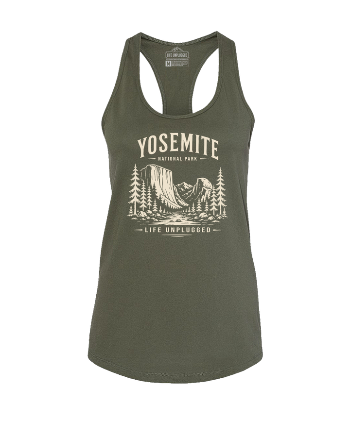 YOSEMITE NATIONAL PARK Women's Racerback Tank Top