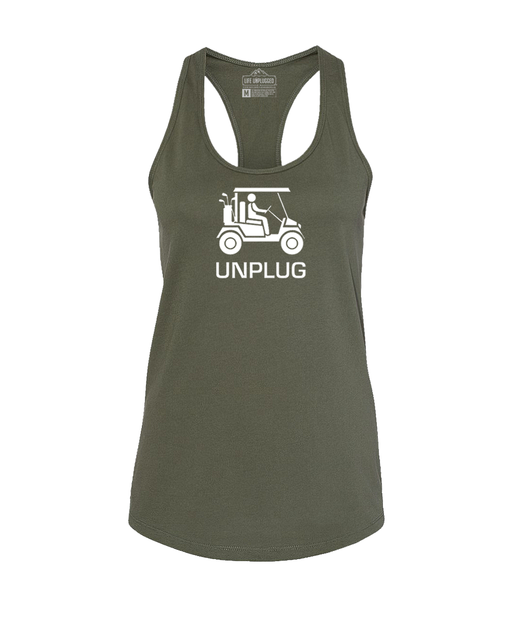 Golf Cart Women's Racerback Tank Top