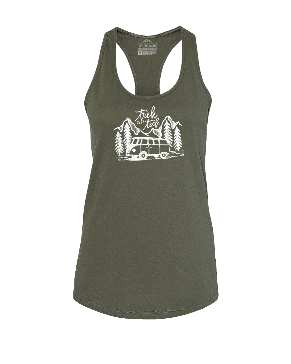 TREK OVER TECH Women's Racerback Tank Top