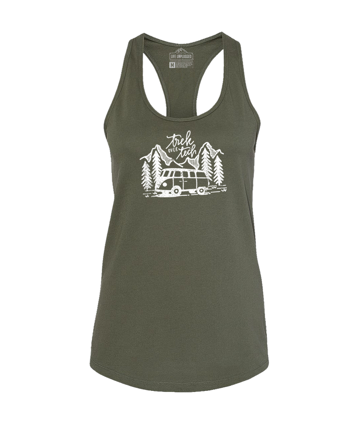 TREK OVER TECH Women's Racerback Tank Top