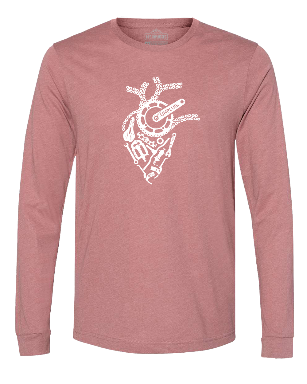 Anatomical Heart (Bicycle Parts) Long Sleeve T-Shirt