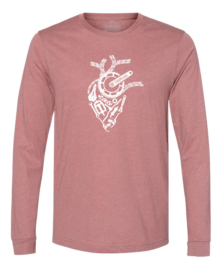 Anatomical Heart (Bicycle Parts) Long Sleeve T-Shirt