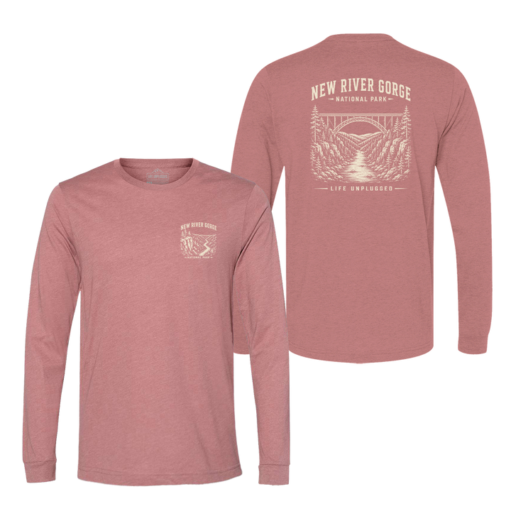 NEW RIVER GORGE NATIONAL PARK Long Sleeve T-Shirt