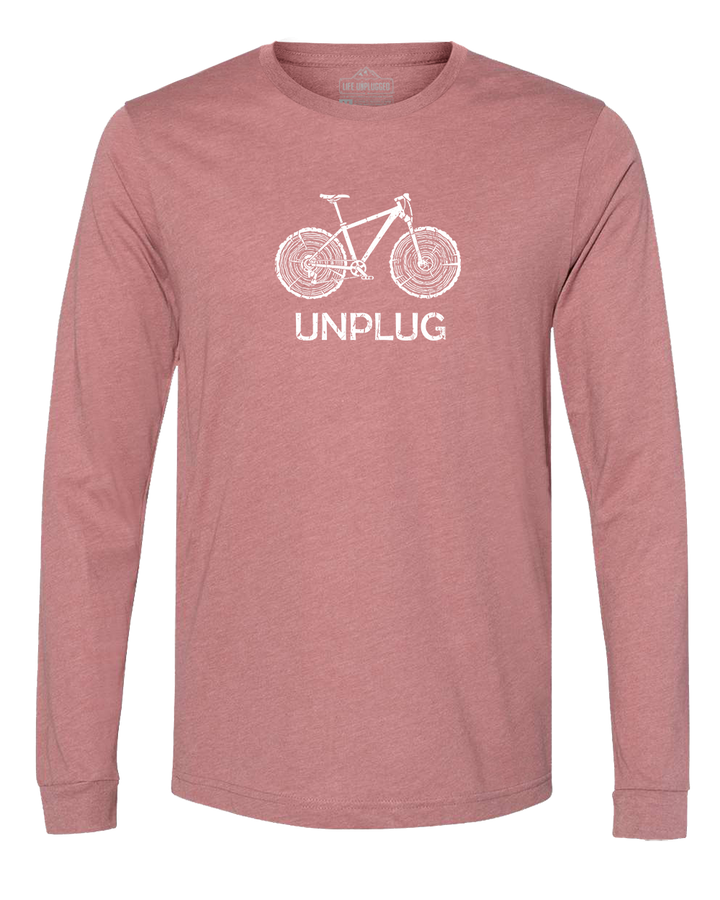 MOUNTAIN BIKE TREE STUMPS Long Sleeve T-Shirt