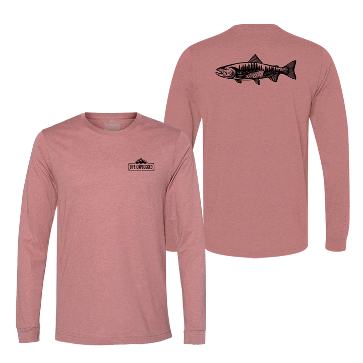 WOODLAND TROUT Long Sleeve T-Shirt
