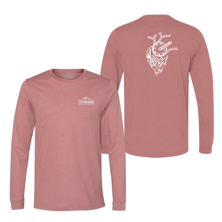 Anatomical Heart (Bicycle Parts) Long Sleeve T-Shirt
