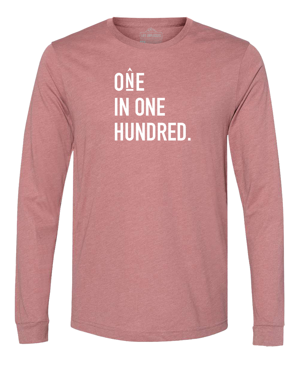 One in One Hundred Stacked Long Sleeve T-Shirt
