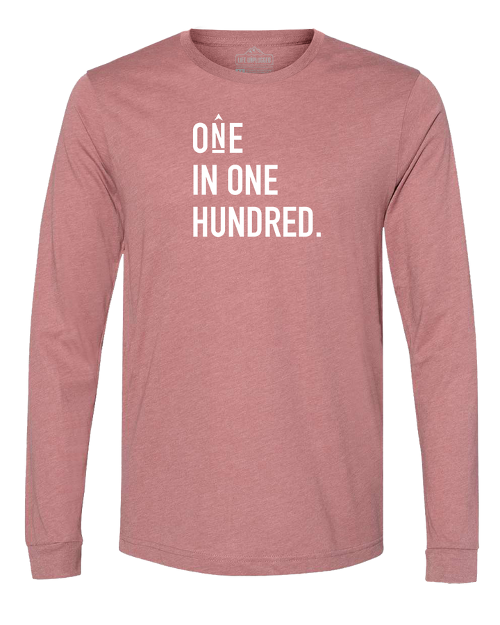 One in One Hundred Stacked Long Sleeve T-Shirt