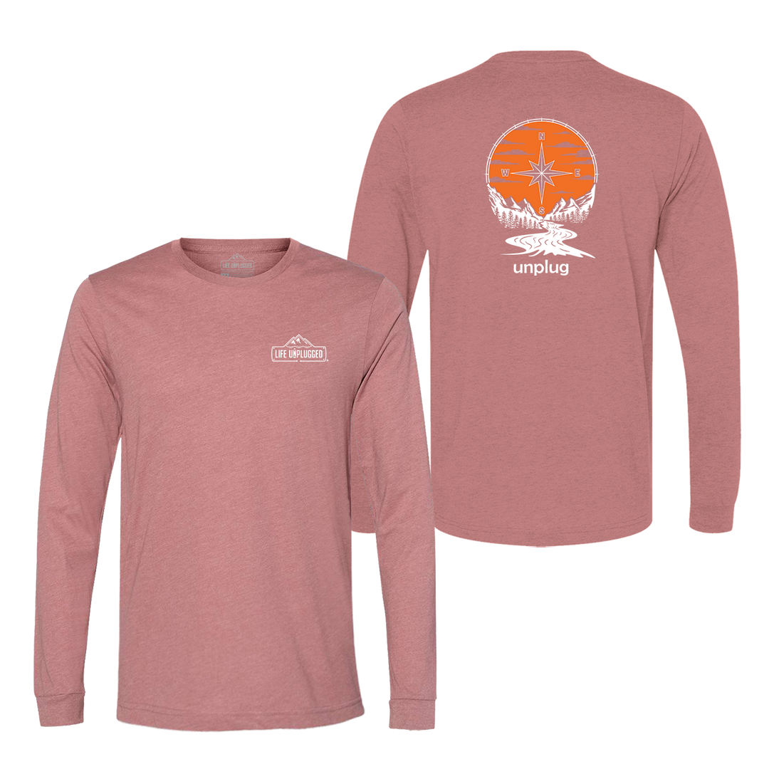 Compass Sunset Long Sleeve T-Shirt