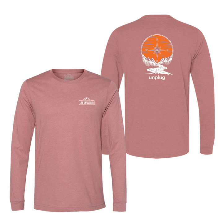 Compass Sunset Long Sleeve T-Shirt