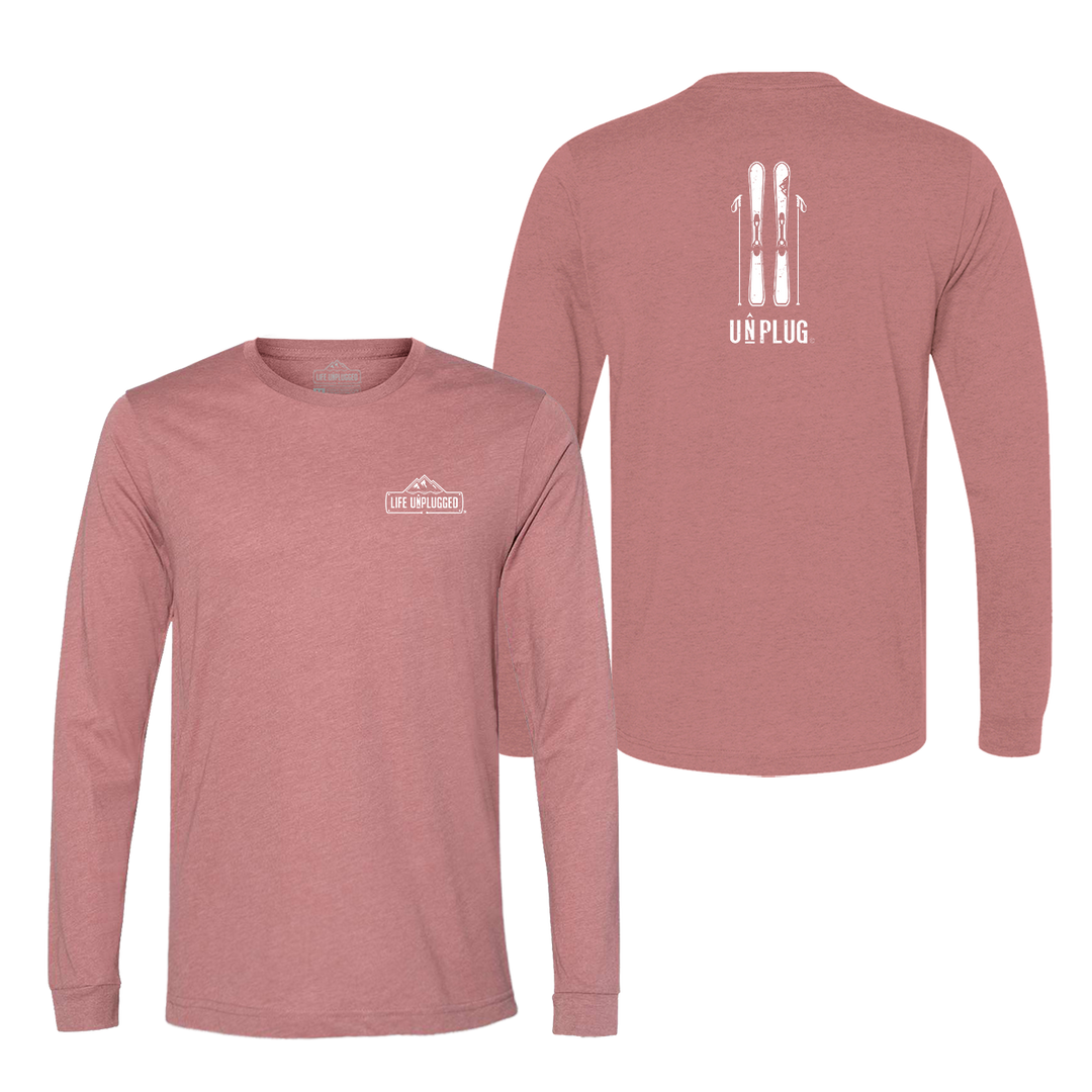 Skiing Long Sleeve T-Shirt