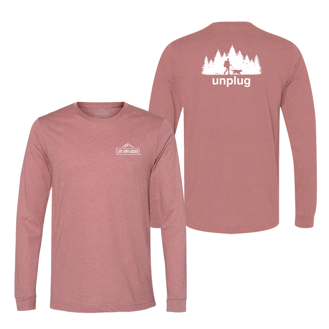 Dog Walks in the Woods Long Sleeve T-Shirt