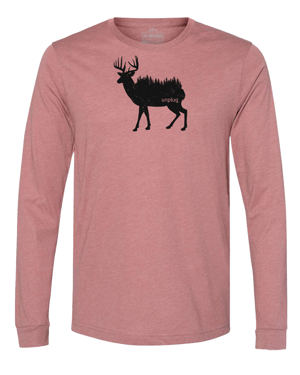 Deer In The Trees Long Sleeve T-Shirt
