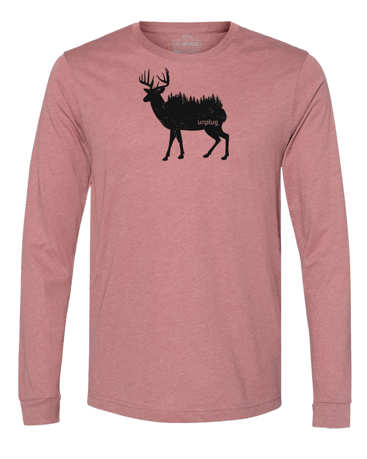 Deer In The Trees Long Sleeve T-Shirt