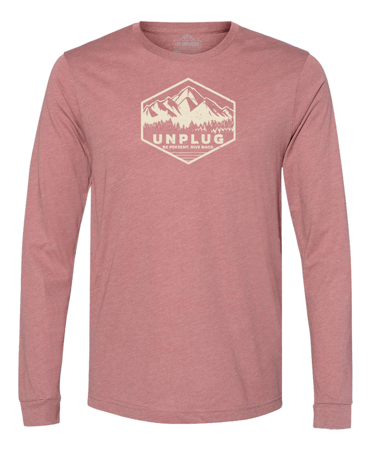 Unplug Mountain Badge Long Sleeve T-Shirt