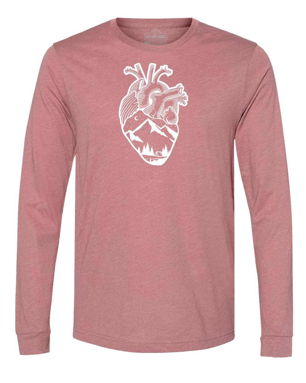 Anatomical Heart (Full Chest) Long Sleeve T-Shirt